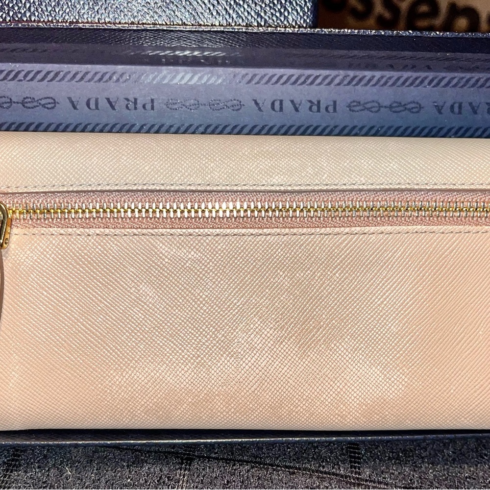 Authentic Prada Ribbon Bifold Long Wallet - Picture 6 of 12